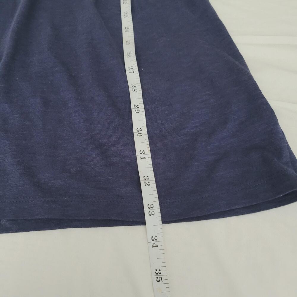 Lilly Pulitzer Dress XXS Amberly Navy Blue Pintuck Henley 3/4 Sleeve Modal Knit - Picture 10 of 11
